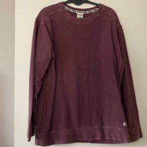 Victoria’s Secret PINK Ribbed Crewneck Sweatshirt